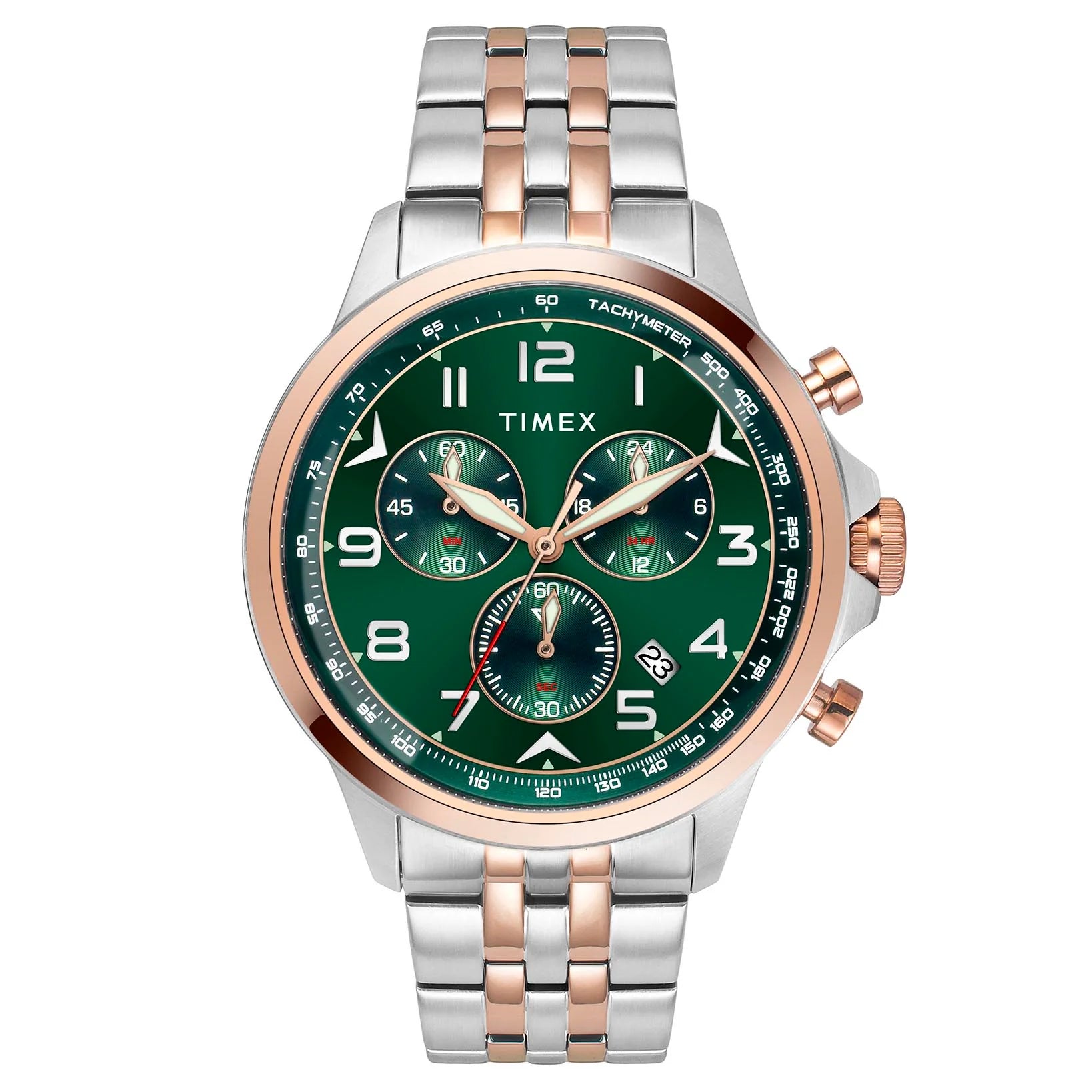 Timex Men Green Round Dial Analog Chronograph Watch TWEG25102