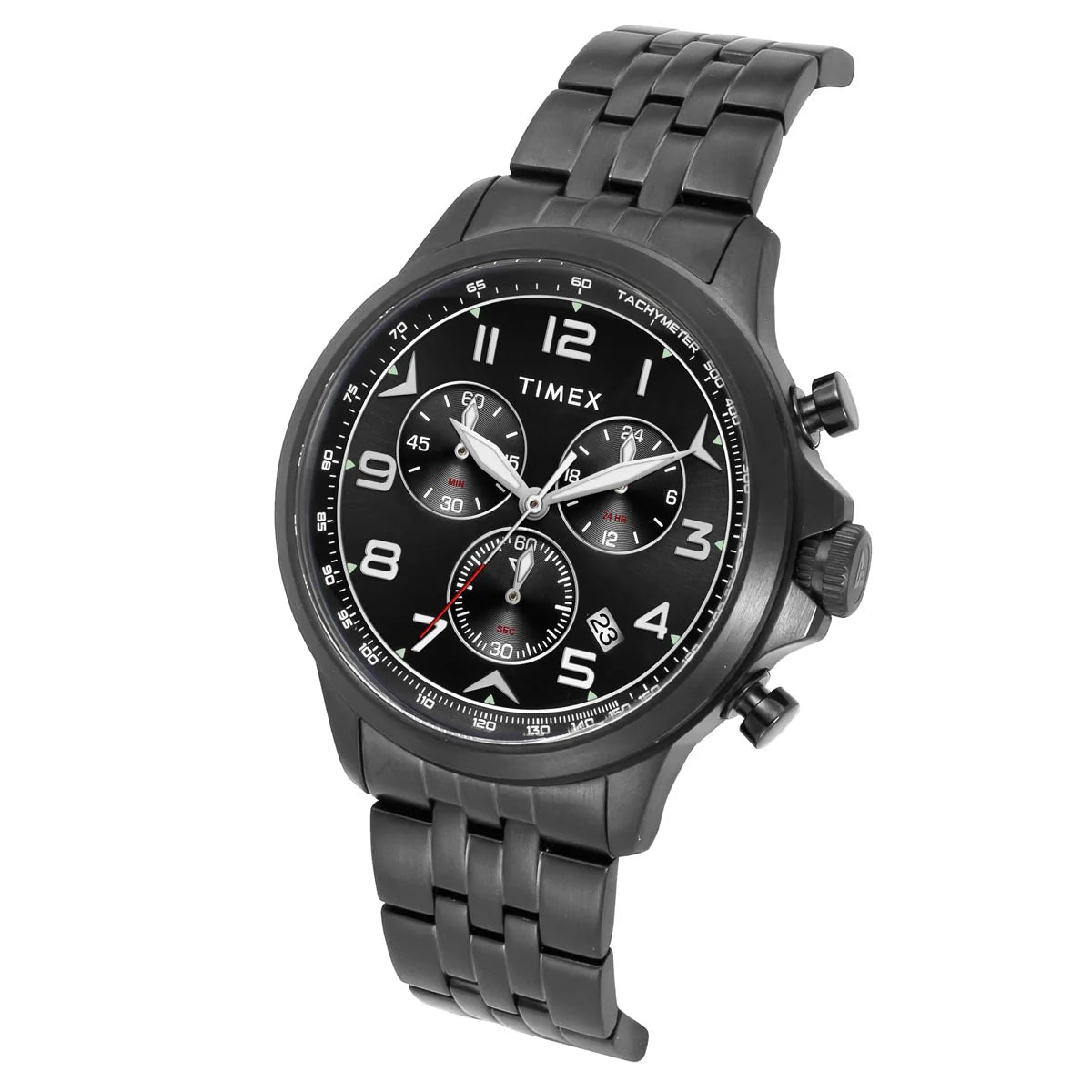 Timex Men Black Round Dial Analog Chronograph Watch - TWEG25103