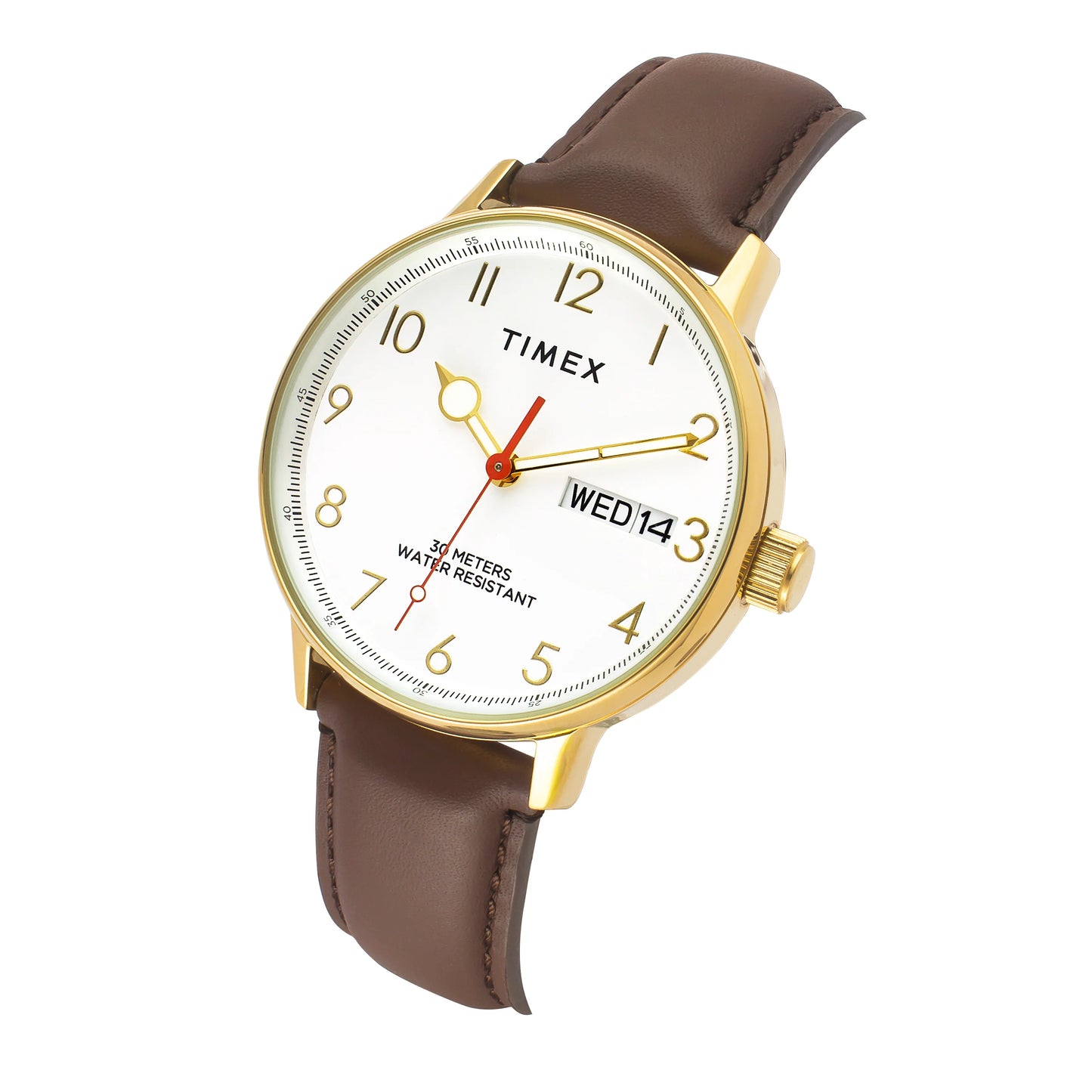 Timex Men White Round Dial Analog Watch - TWEG25401