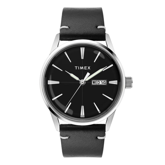 Timex Men Black Round Dial Analog Watch - TWEG25501