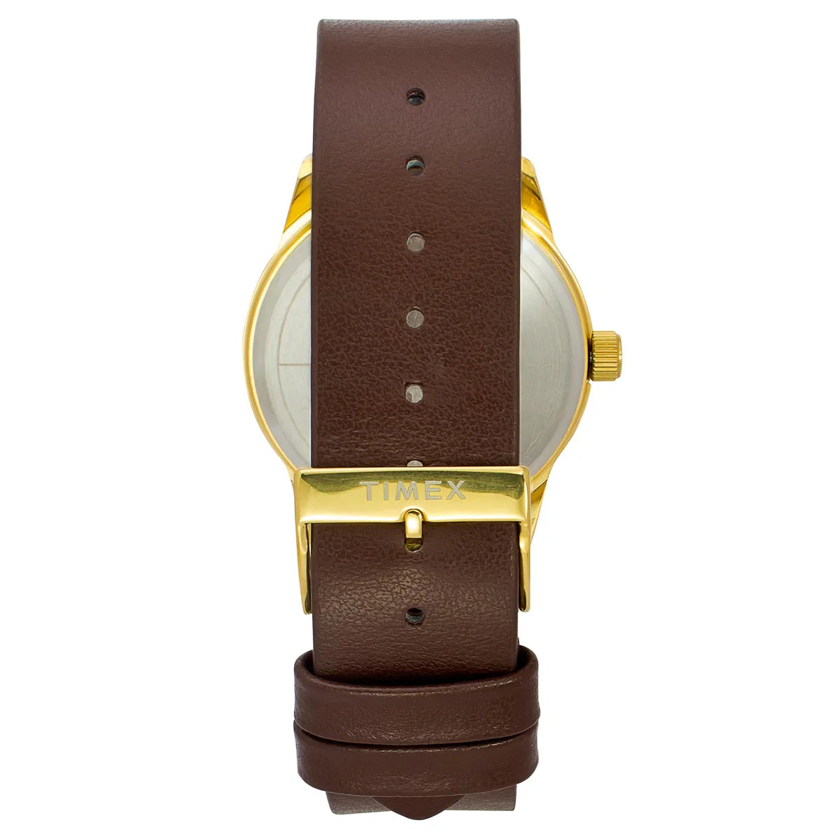 Timex Men Champagne Round Dial Analog Watch - TWEG25502