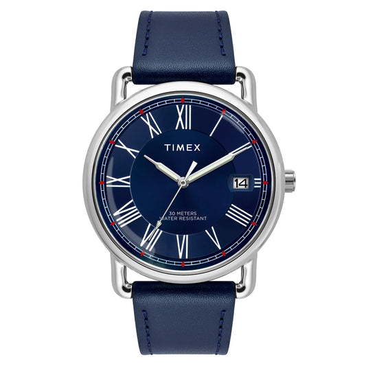 Timex Men Blue Round Dial Analog Watch - TWEG25600