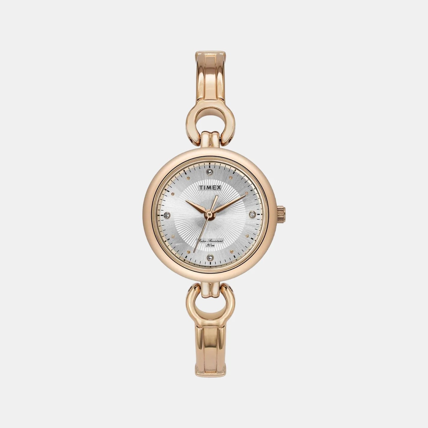 Timex Women's Silver Dial Analog Stainless Steel Watch TWEL11424