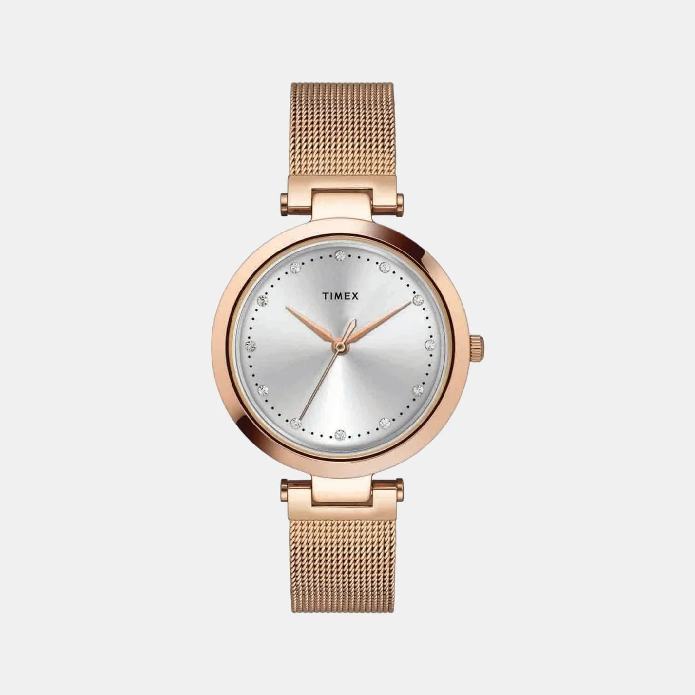 Timex Women's Silver Analog Stainless Steel Watch TWEL11823