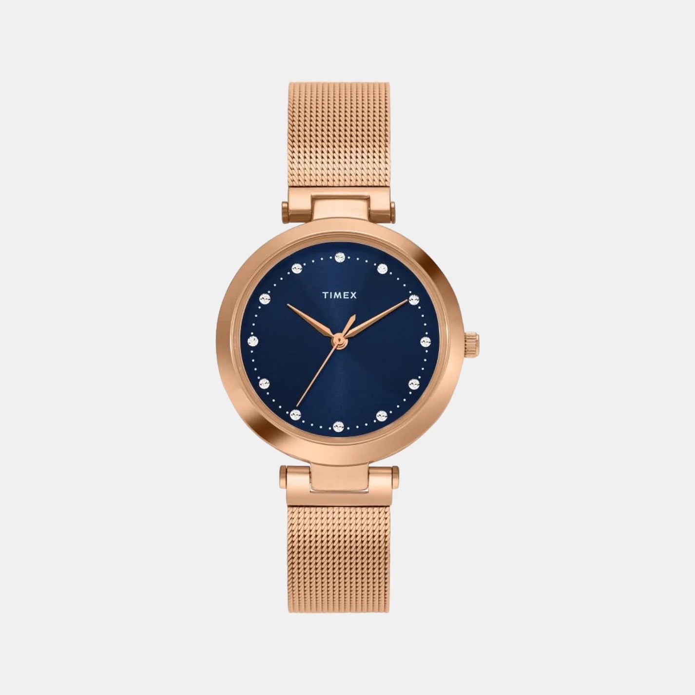 Timex Fashion Women's Blue Dial Round 3 Hands Function Watch -TWEL11824
