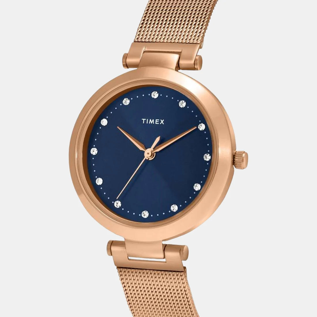 Timex Fashion Women's Blue Dial Round 3 Hands Function Watch -TWEL11824