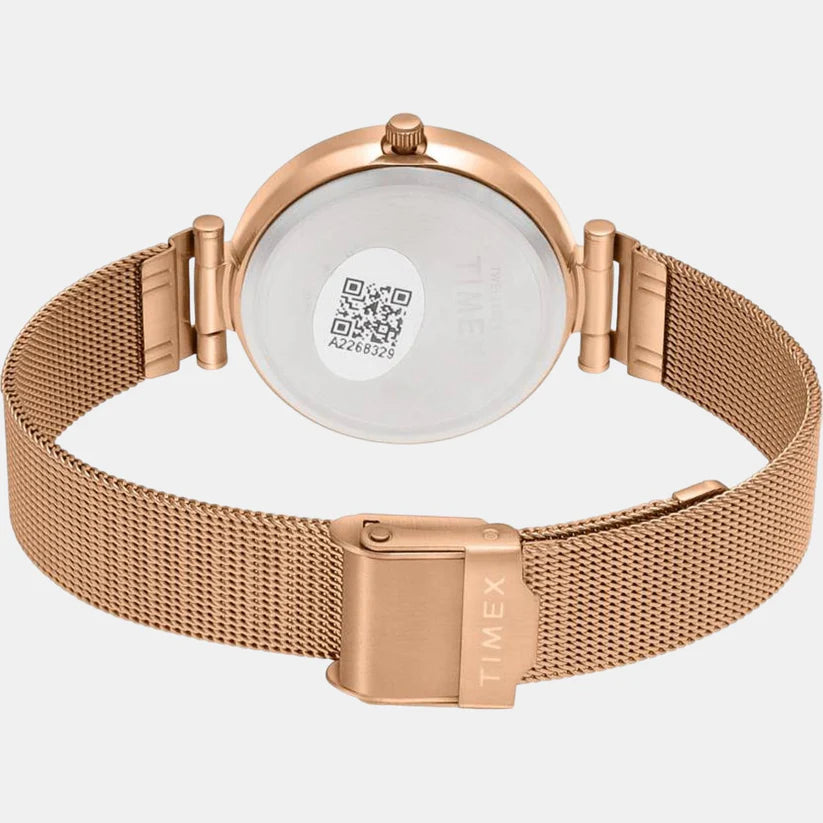 Timex Fashion Women's Blue Dial Round 3 Hands Function Watch -TWEL11824