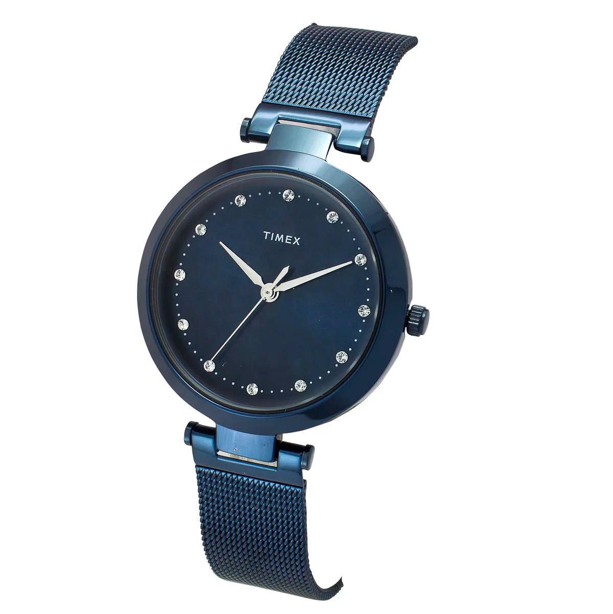 Timex Women Blue Round Dial Analog Watch - TWEL11827