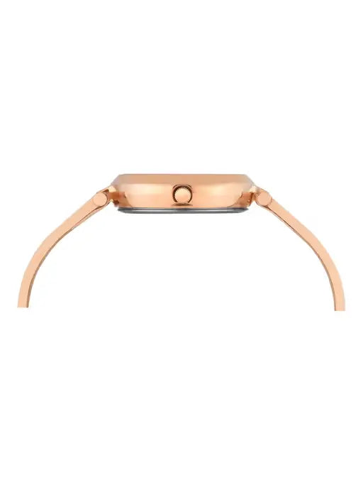 Timex Rose Gold Round Dial Quartz Analog Women Watch -TWEL11828