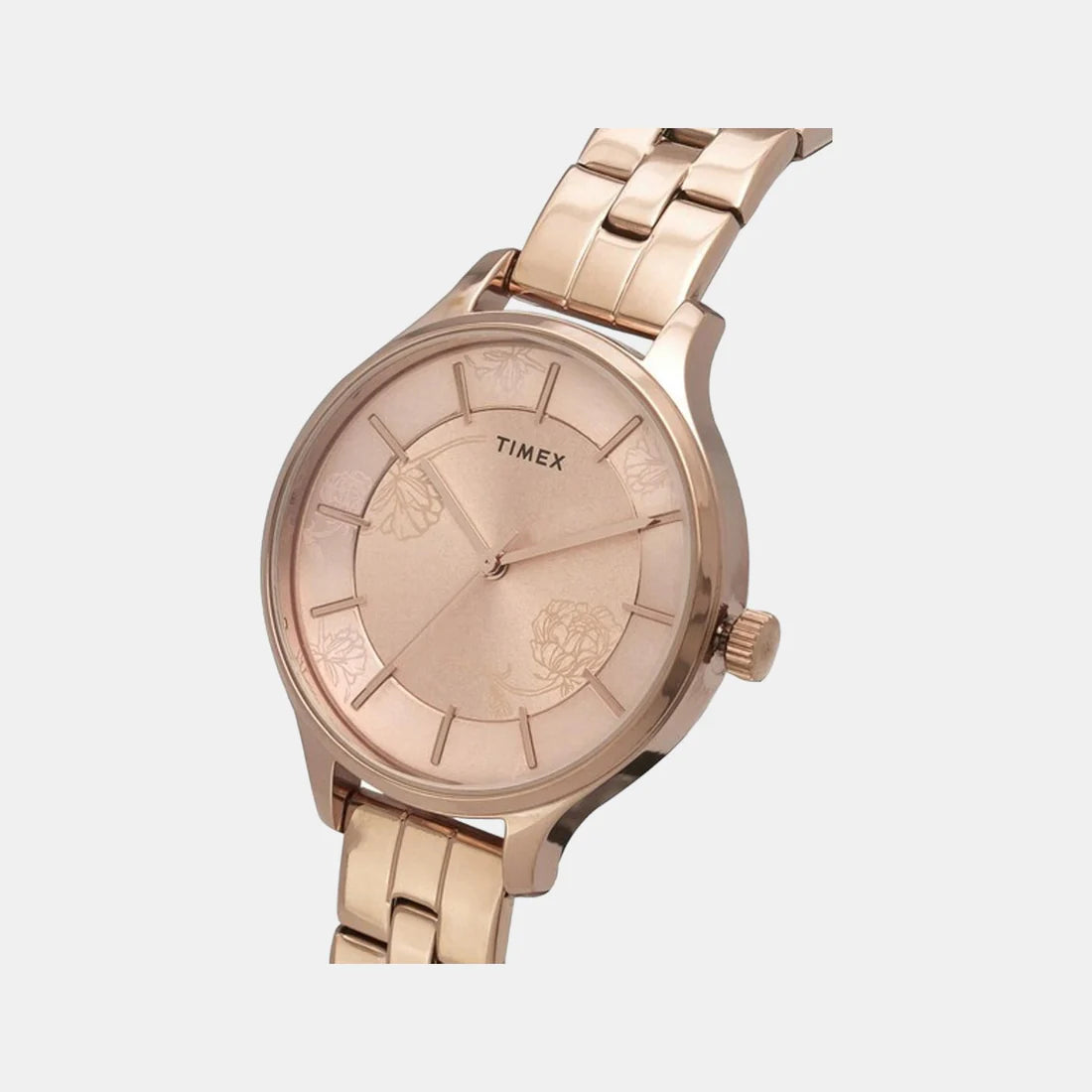 Timex Women's Pink Dial Analog Stainless Steel Watch TWEL14808