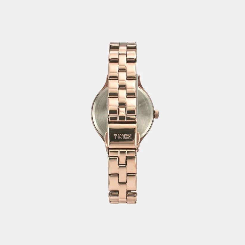 Timex Women's Pink Dial Analog Stainless Steel Watch TWEL14808