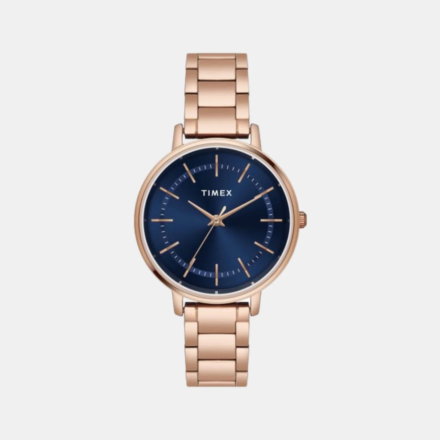 Timex Classics Blue Stainless Steel Analog Watch For Women TWEL15804