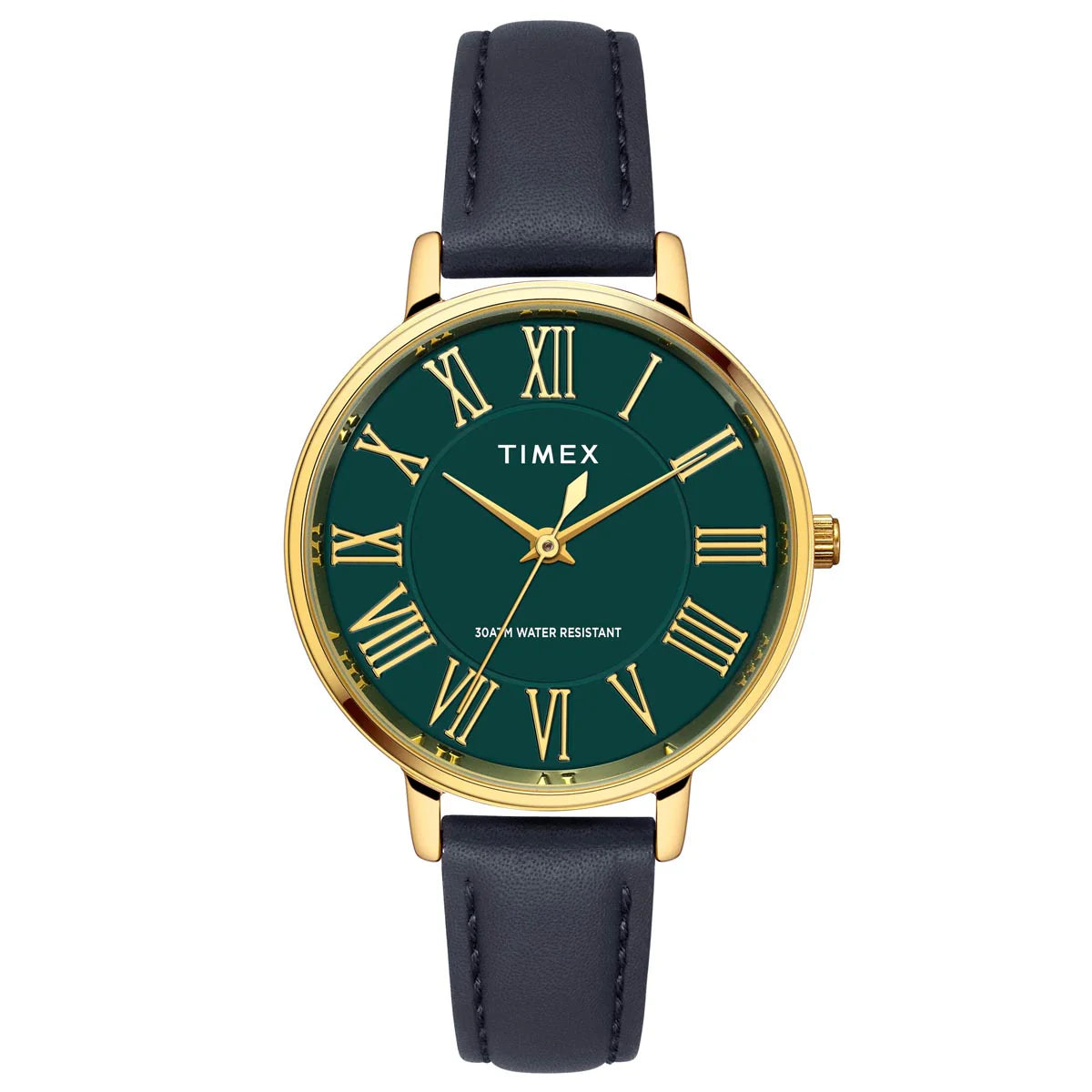 Timex Women Green Dial With Roman Number Analog Watch - TWEL19104