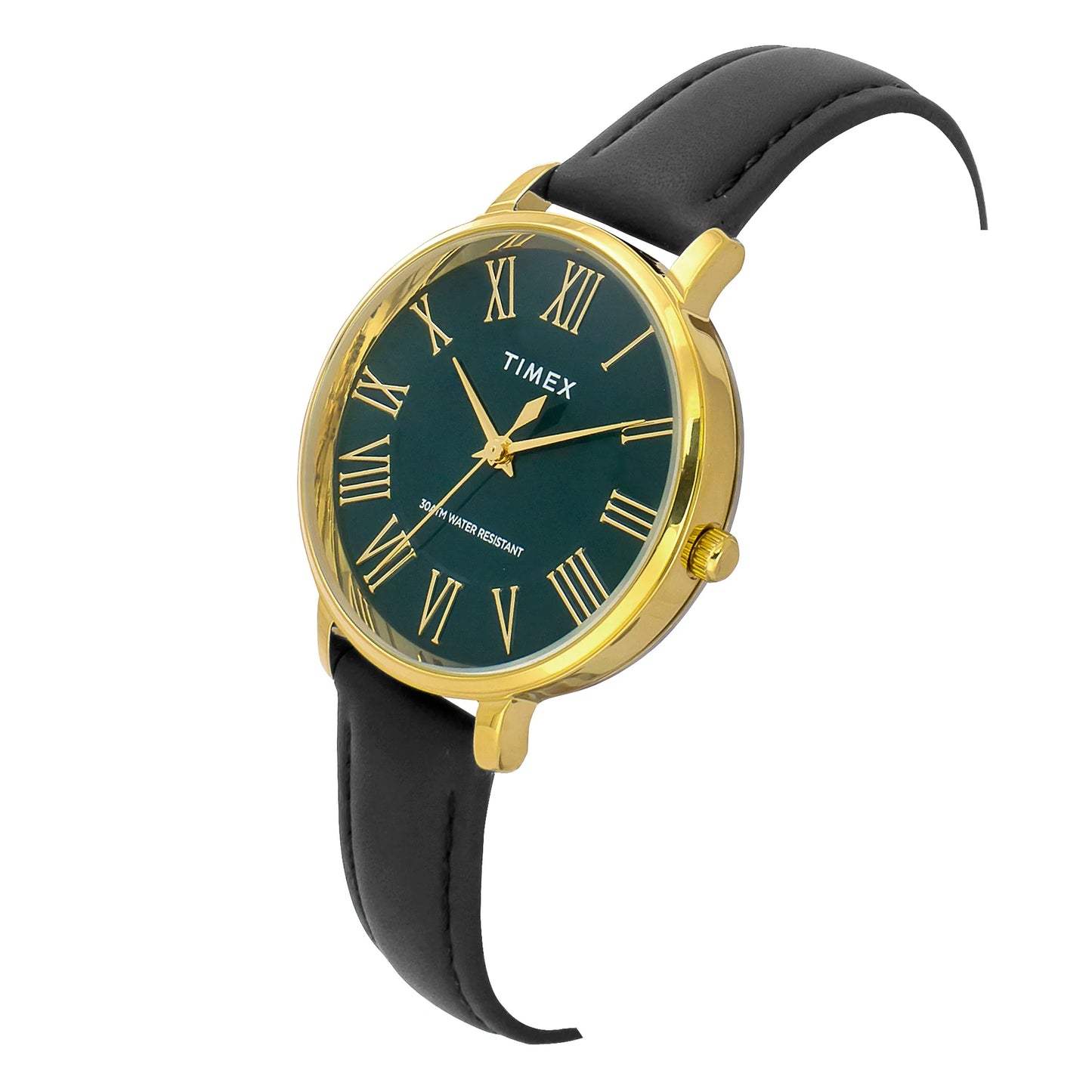 Timex Women Green Dial With Roman Number Analog Watch - TWEL19104