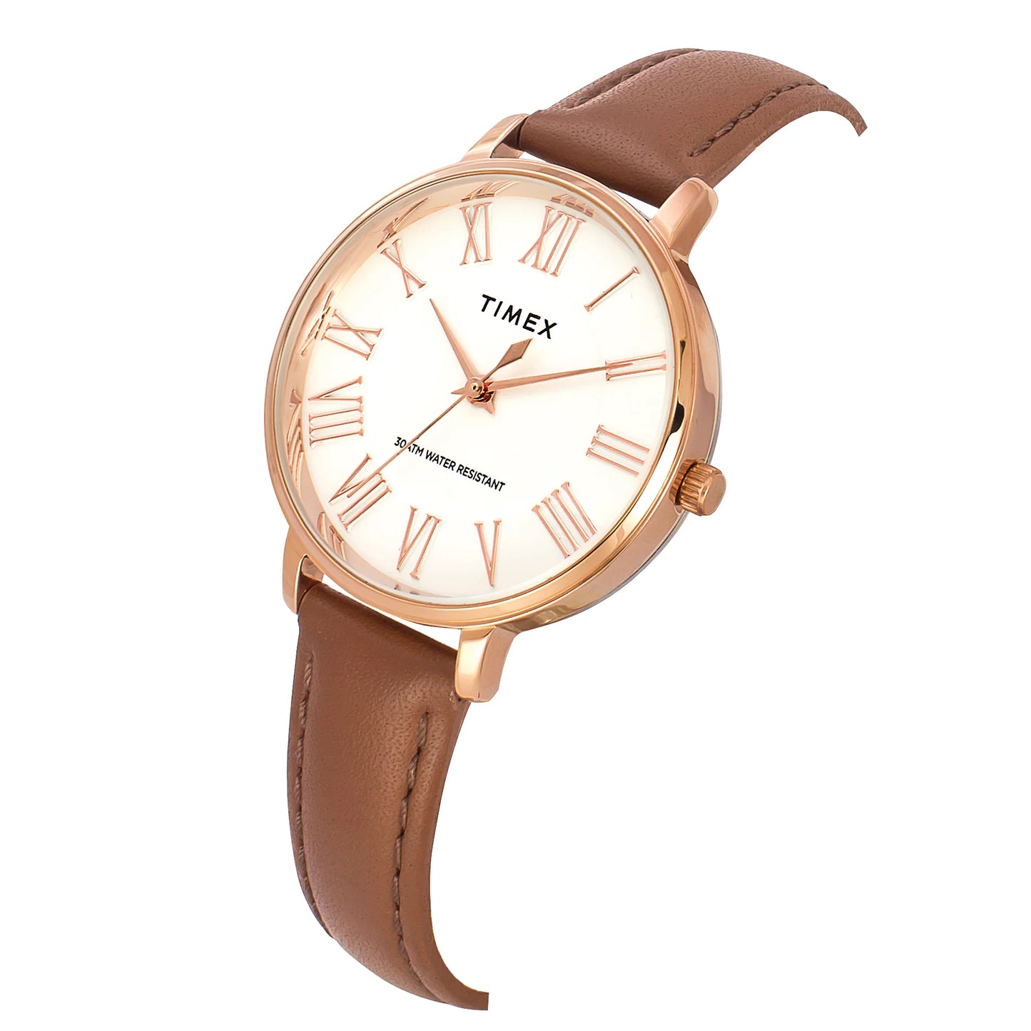 Timex Women Silver Round Dial Analog Watch - TWEL19105