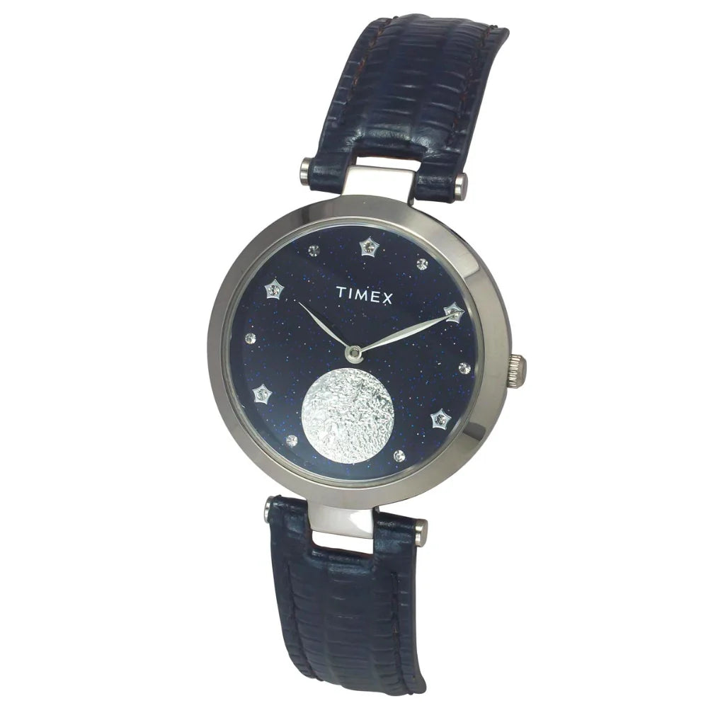 Timex Cosmic Awe Women Round Dial Blue Watch - TWEL19202