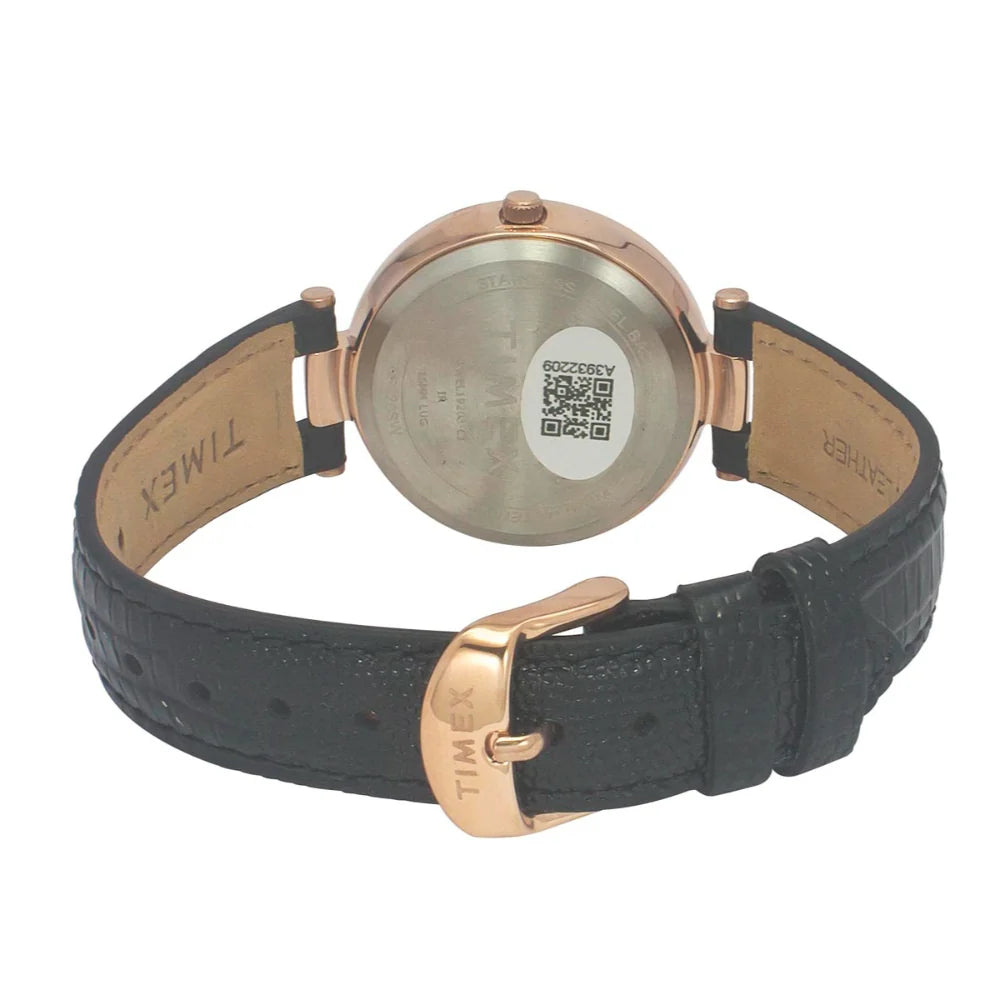 Timex Cosmic Awe Women Round Black Dial Watch - TWEL19203