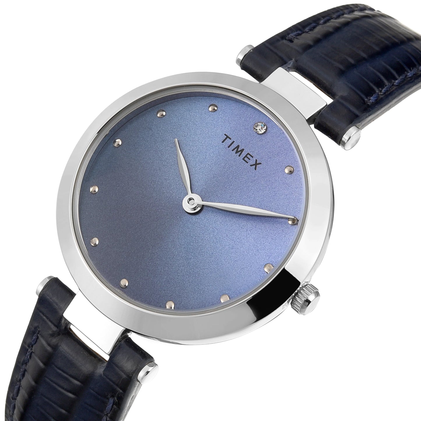 Timex Women Blue Round Dial Analog Watch - TWEL19207