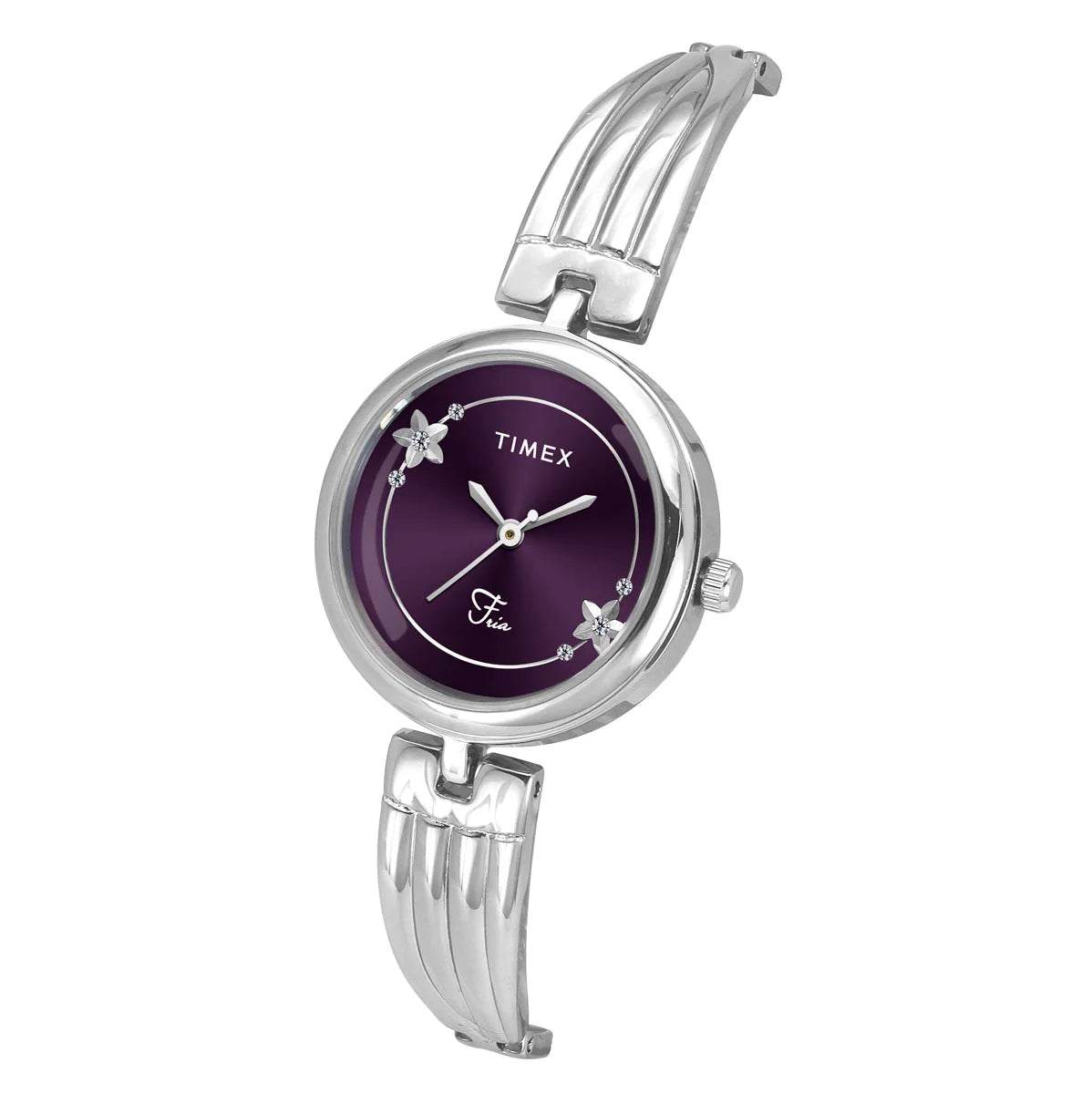 Timex Fria Women Violet Round Dial Analog Watch - TWEL19800