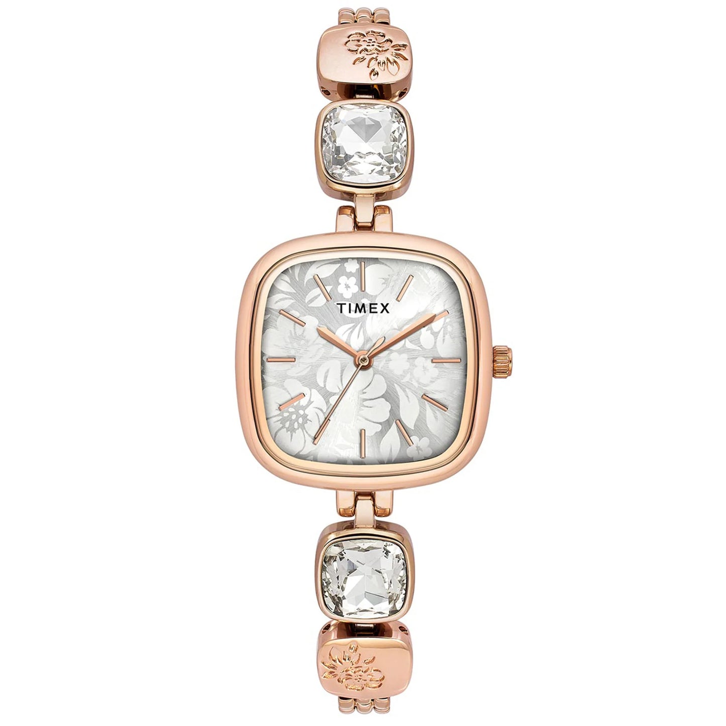 Timex  Fria Women Silver Square Dial Analog Watch - TWEL21001