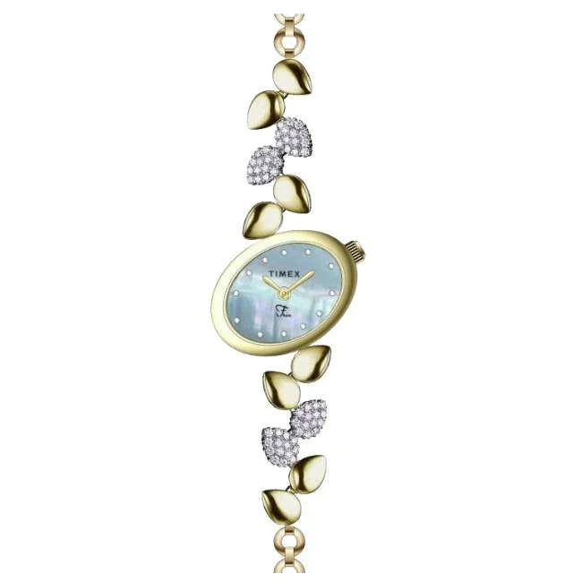 Timex Elipsium Women Mother of Pearl Dial Quartz Watch – TWEL21301
