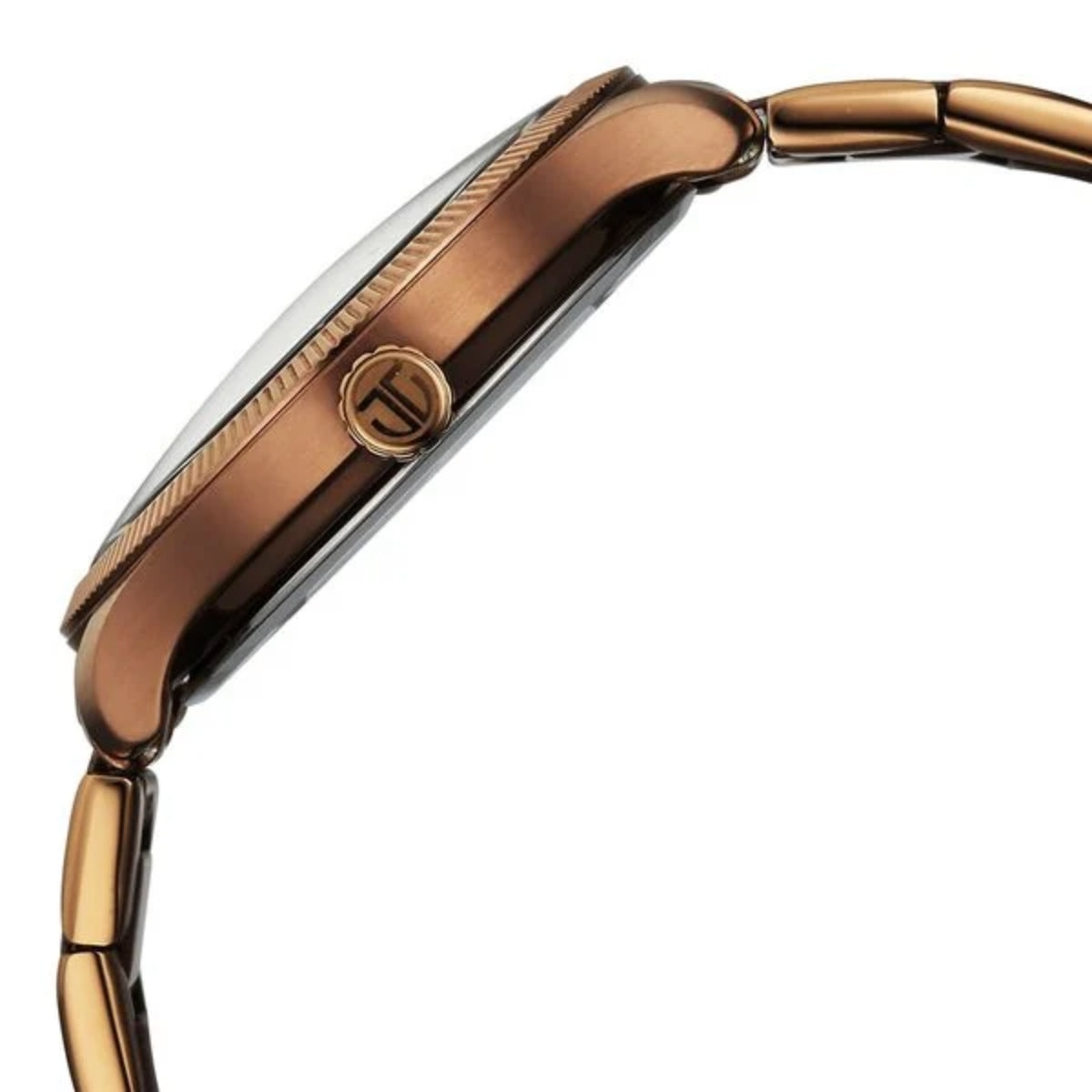 Titan Stellar Analog with Dual Moon Phase and Brown Dial Men Watch 10050QM01