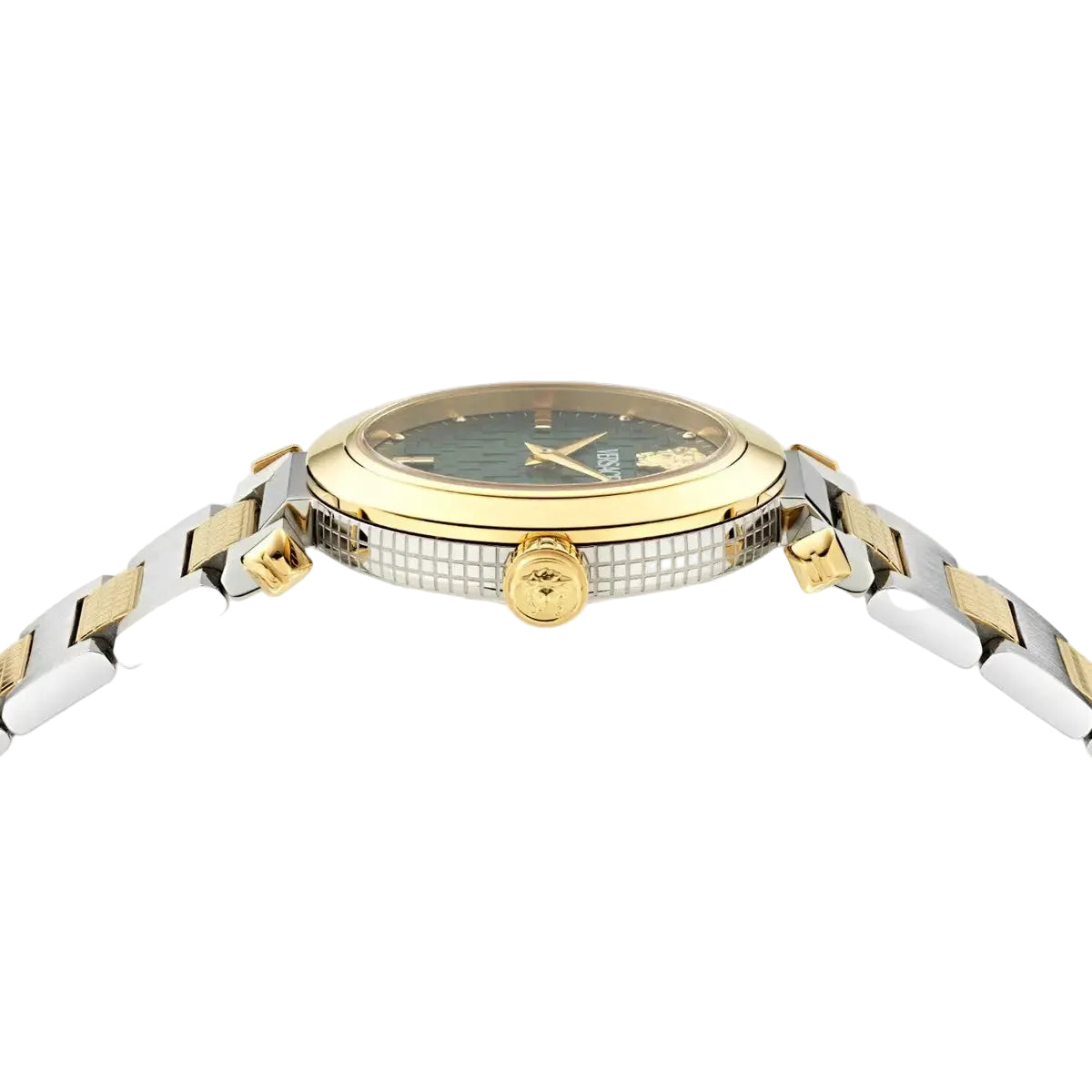 VERSACE Greek Quartz Green Dial Analog Women's Watch Watch VE5B00525