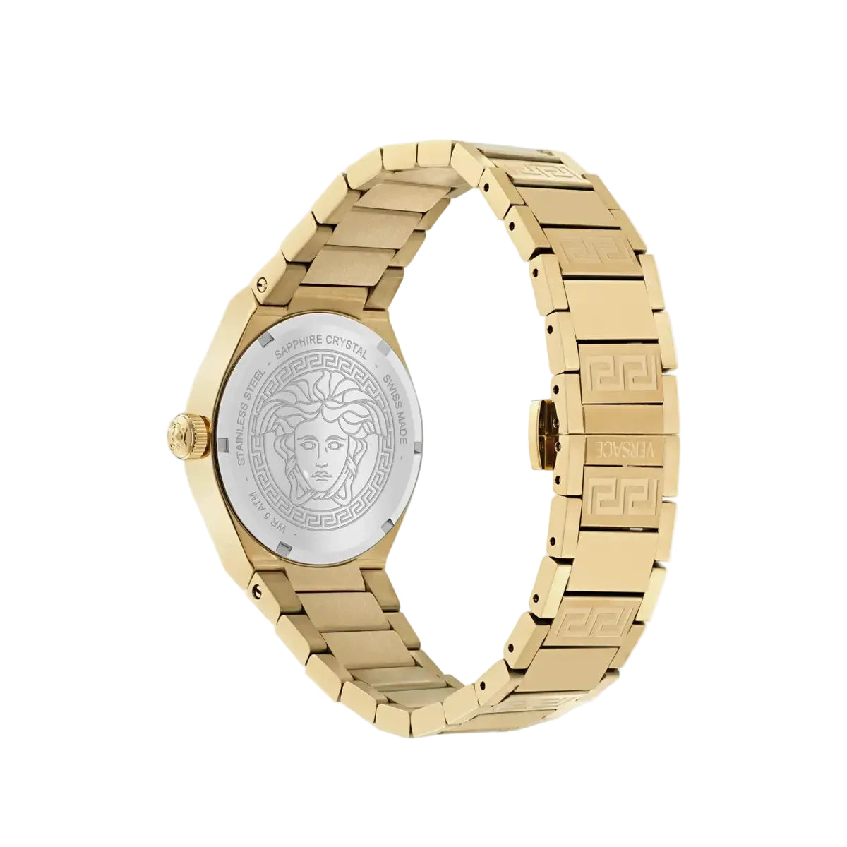 VERSACE V-Auria Quartz Black Dial Analog Women's Watch VE5E00526