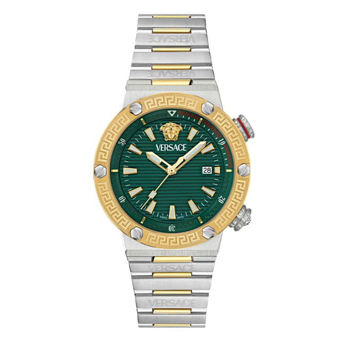 Versace Greca Logo Diver Round Dial Men Watch VE8G00524