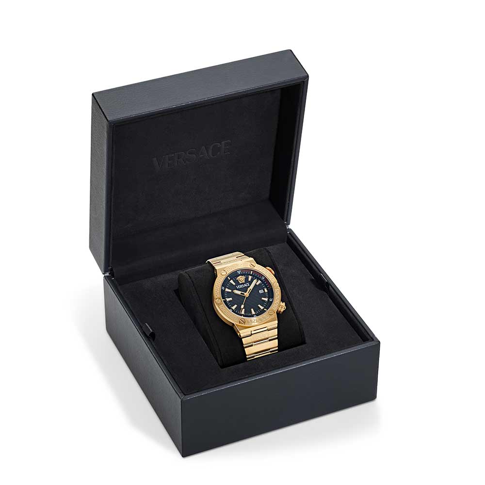 Versace Greca Logo Diver Round Dial Men Watch - VE8G00624
