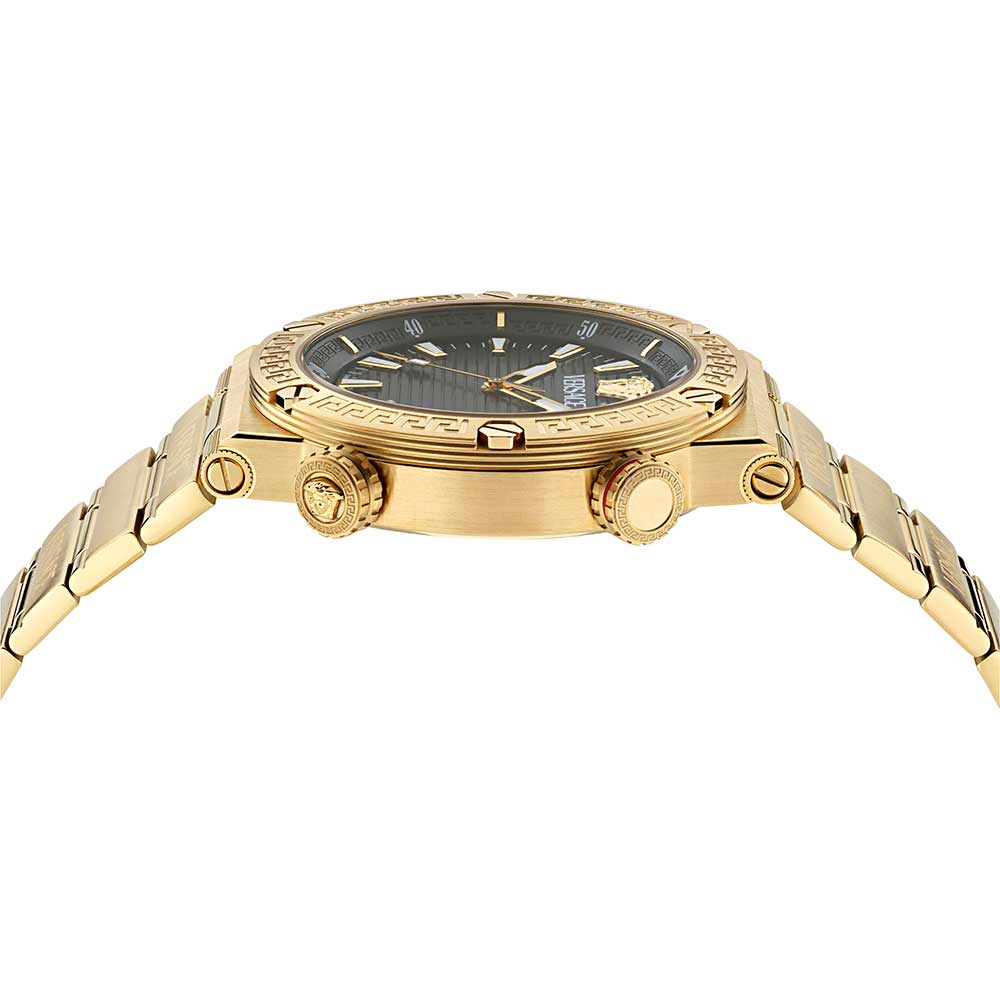 Versace Greca Logo Diver Round Dial Men Watch - VE8G00624