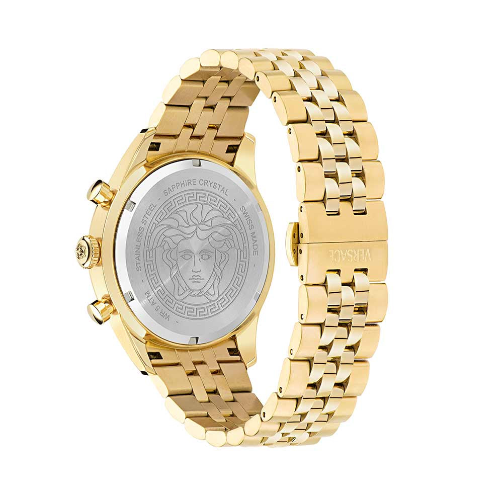 Versace Chrono Master Black Dial Watch For Men - VE8R00624