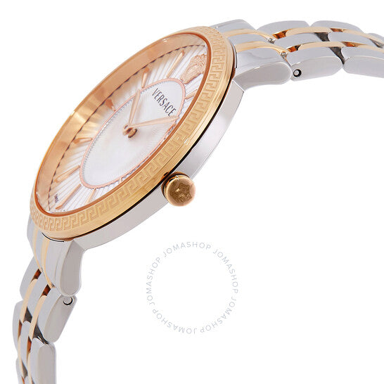 Versace V-Eternal Quartz Silver Dial Women's Watch - VEJL01024