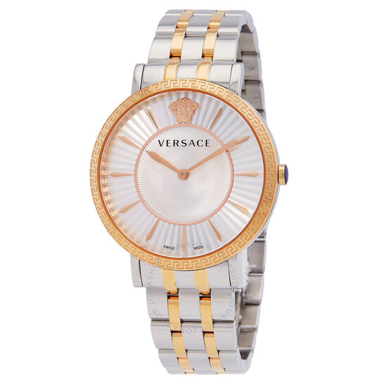 Versace V-Eternal Quartz Silver Dial Women's Watch - VEJL01024