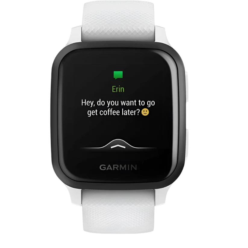 GARMIN VENU SQ MUSIC WHITE | Unisex Smart Watch VENU SQ MUSIC WHITE