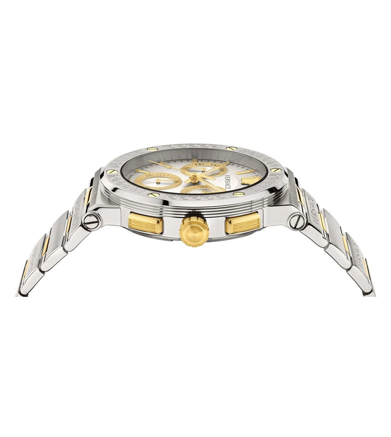 VEZ900321 | VERSACE Greca Logo Chronograph Watch for Men