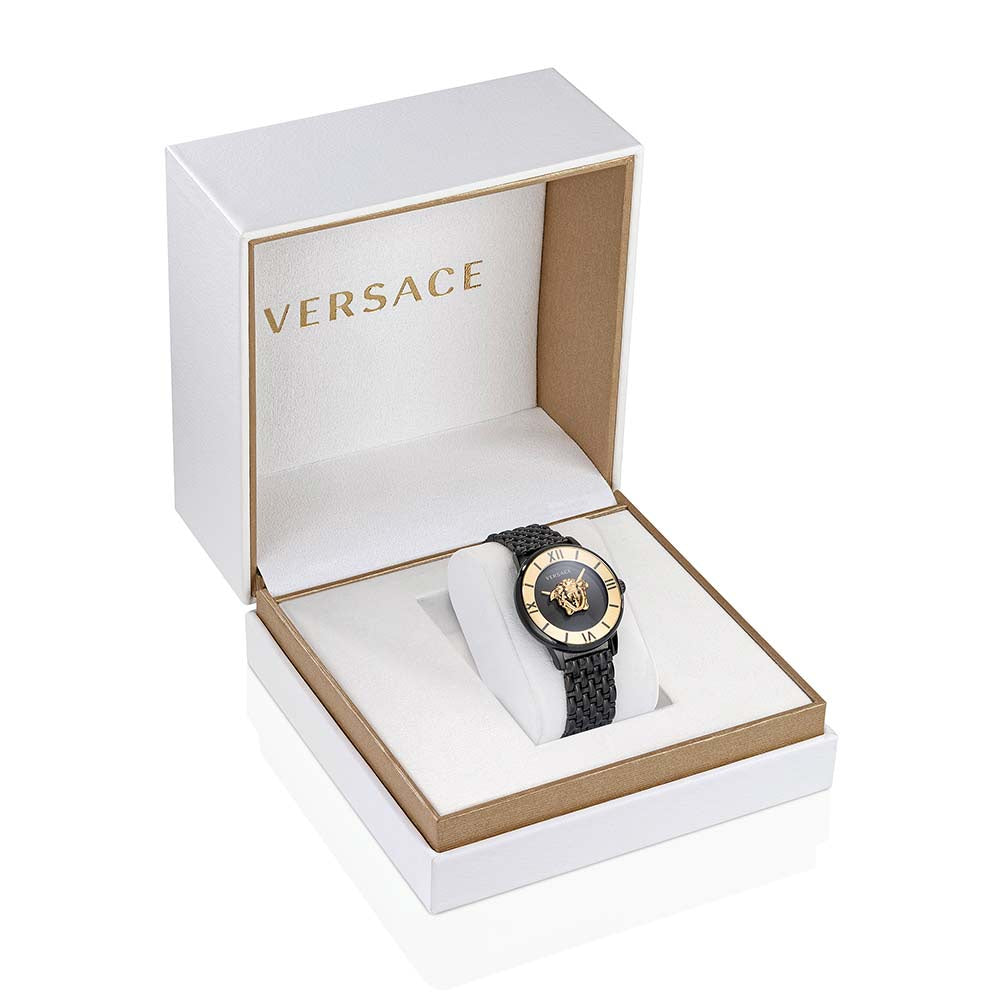 Versace Round Black Dial La Medusa Analog Women's Watch - VE2R00422