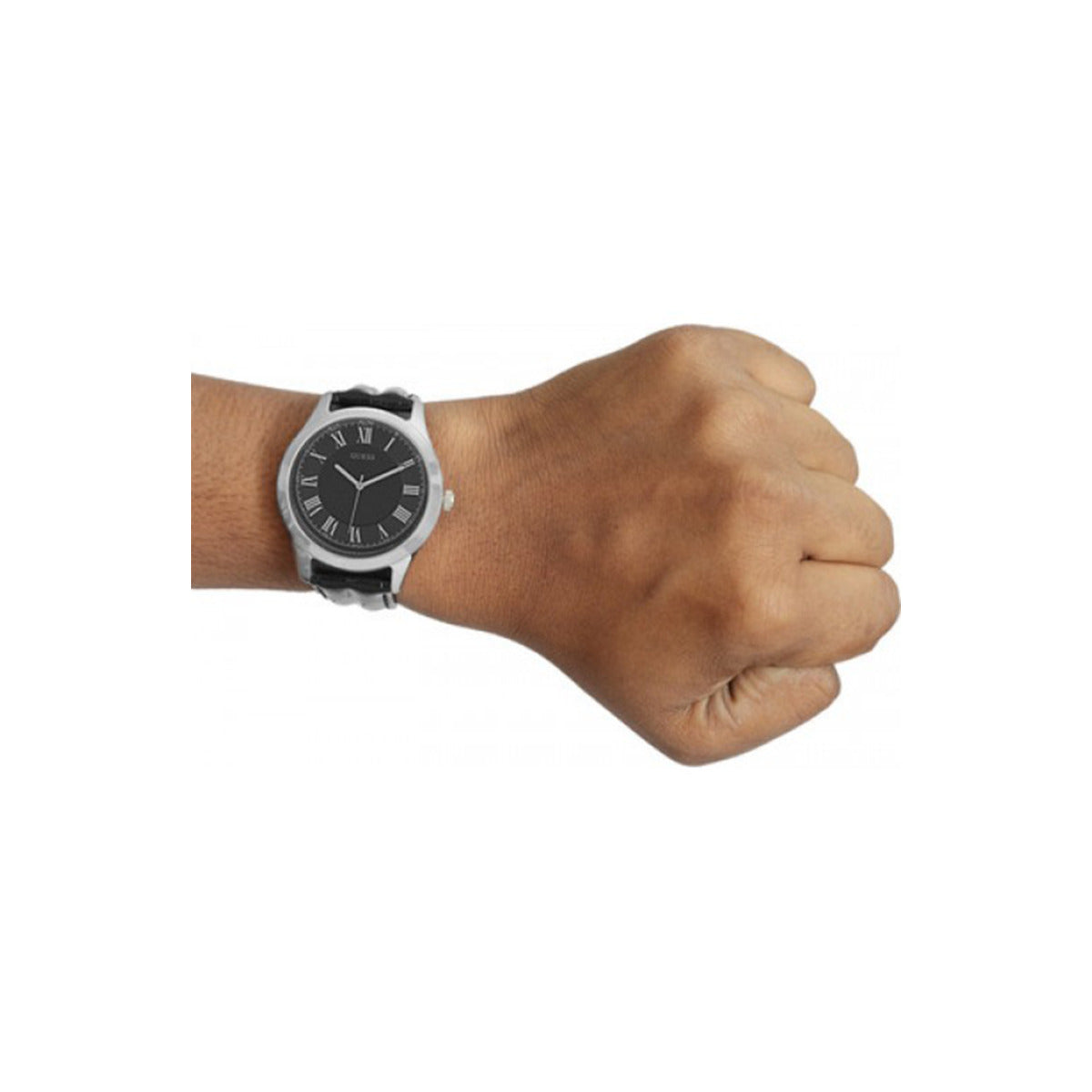 GUESS Black Dial With Roman Number Men's Analog Watch W0477G1