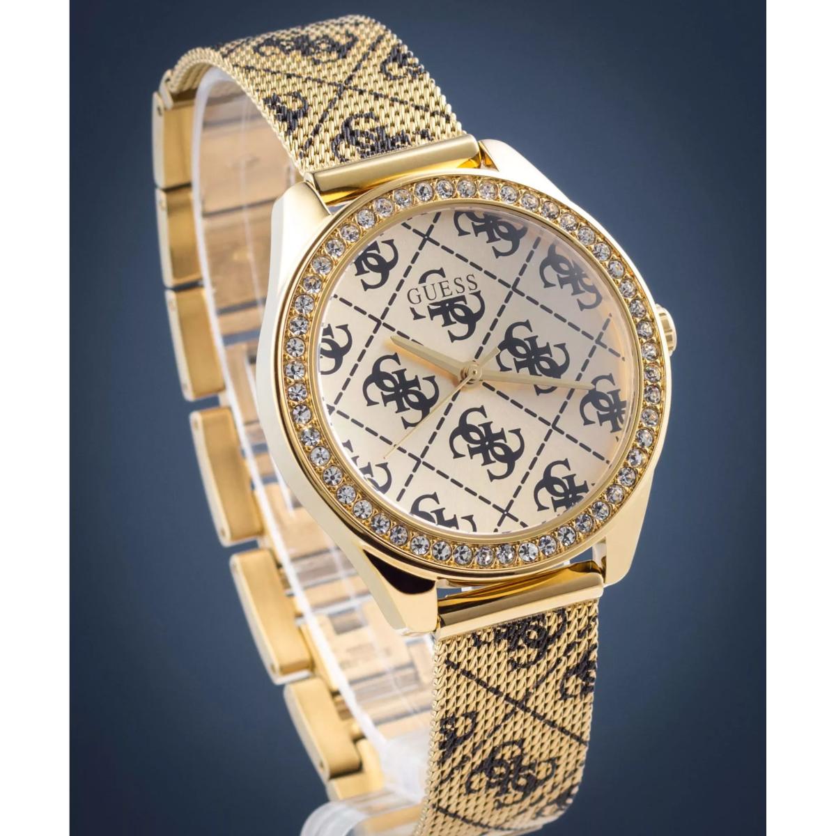 GUESS Quartz Champagne Dial Analog Women's Watch W1279L2