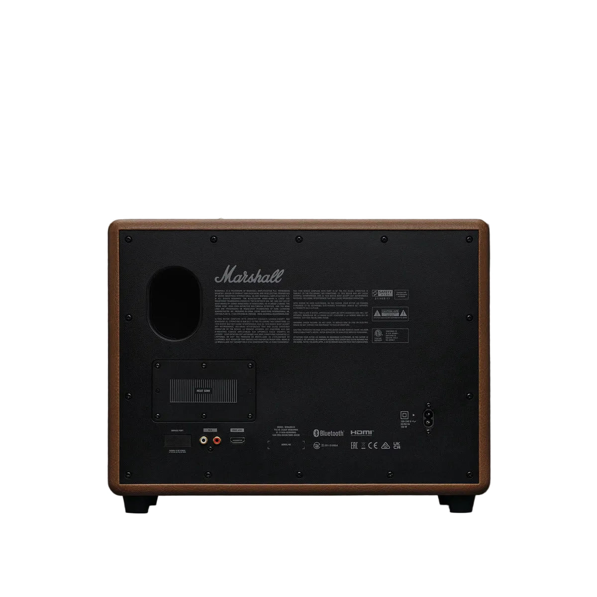Marshall speaker on a dark background