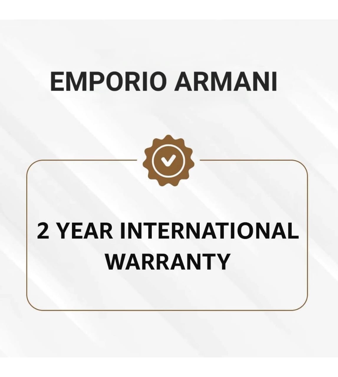 AR70002 | EMPORIO ARMANI Mario Black Dial Watch for Men