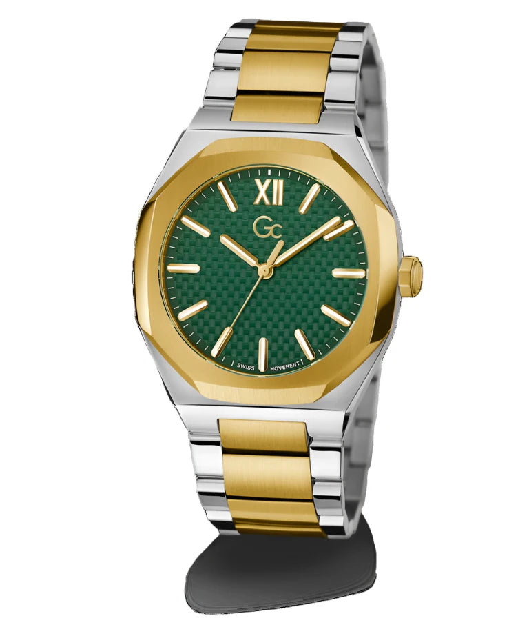 Z26002G9MF | GC Men's Green Analog Stainless Steel Watch