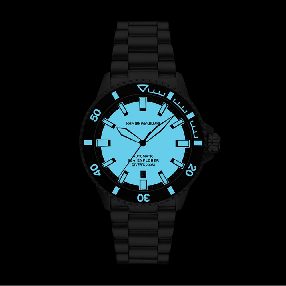 Emporio Armani Sea Explorer Automatic Stainless Steel Men Watch AR60083