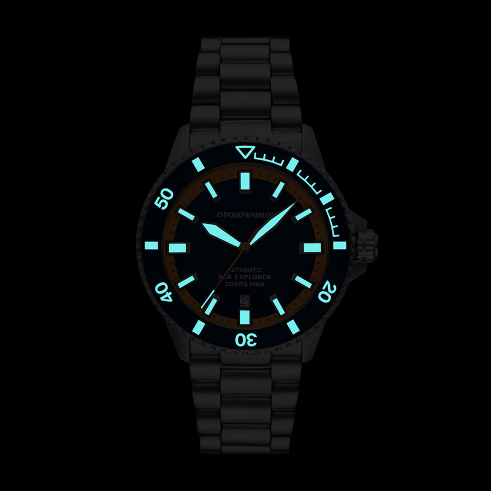 Emporio Armani Sea Explorer Automatic Blue Dial Men's Watch AR60090