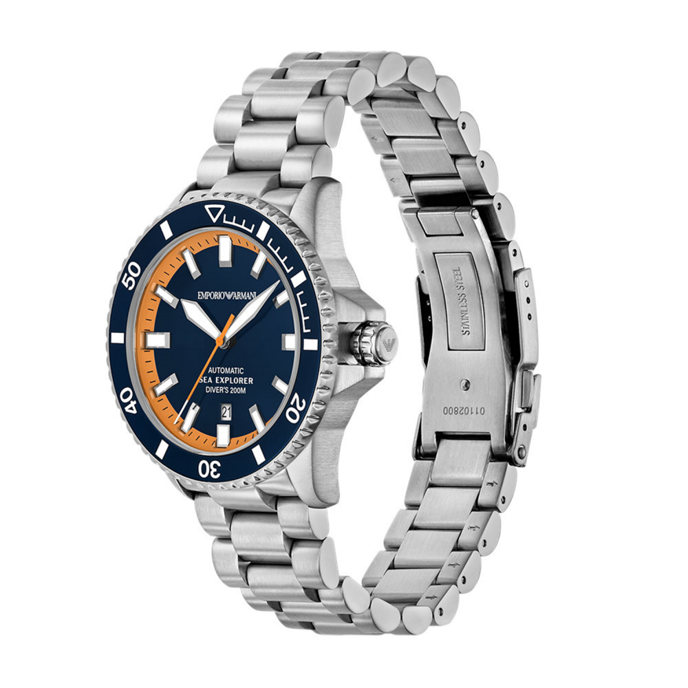 Emporio Armani Sea Explorer Automatic Blue Dial Men's Watch AR60090