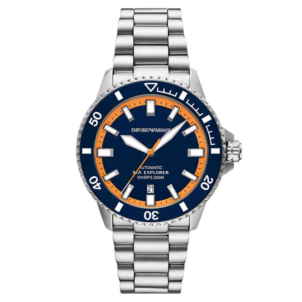 Emporio Armani Sea Explorer Automatic Blue Dial Men's Watch AR60090