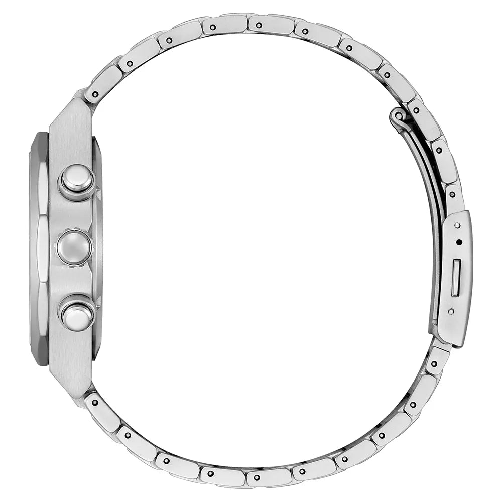 Citizen White Zenshin chronograph 60 Three-hand Men's Watch - CA4690-51A