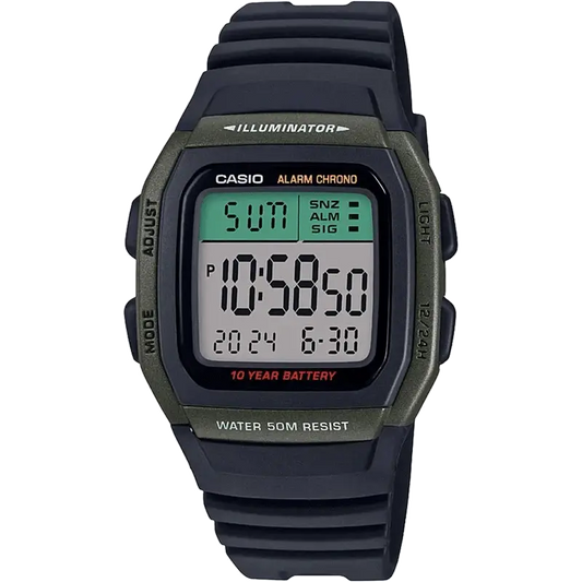 Casio D175 W-96H-3AVDF Youth Digital - Men's Watch