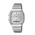 CASIO VINTAGE AQ-240E-7ADF Silver Dial Analog-Digital Unisex Watch D420