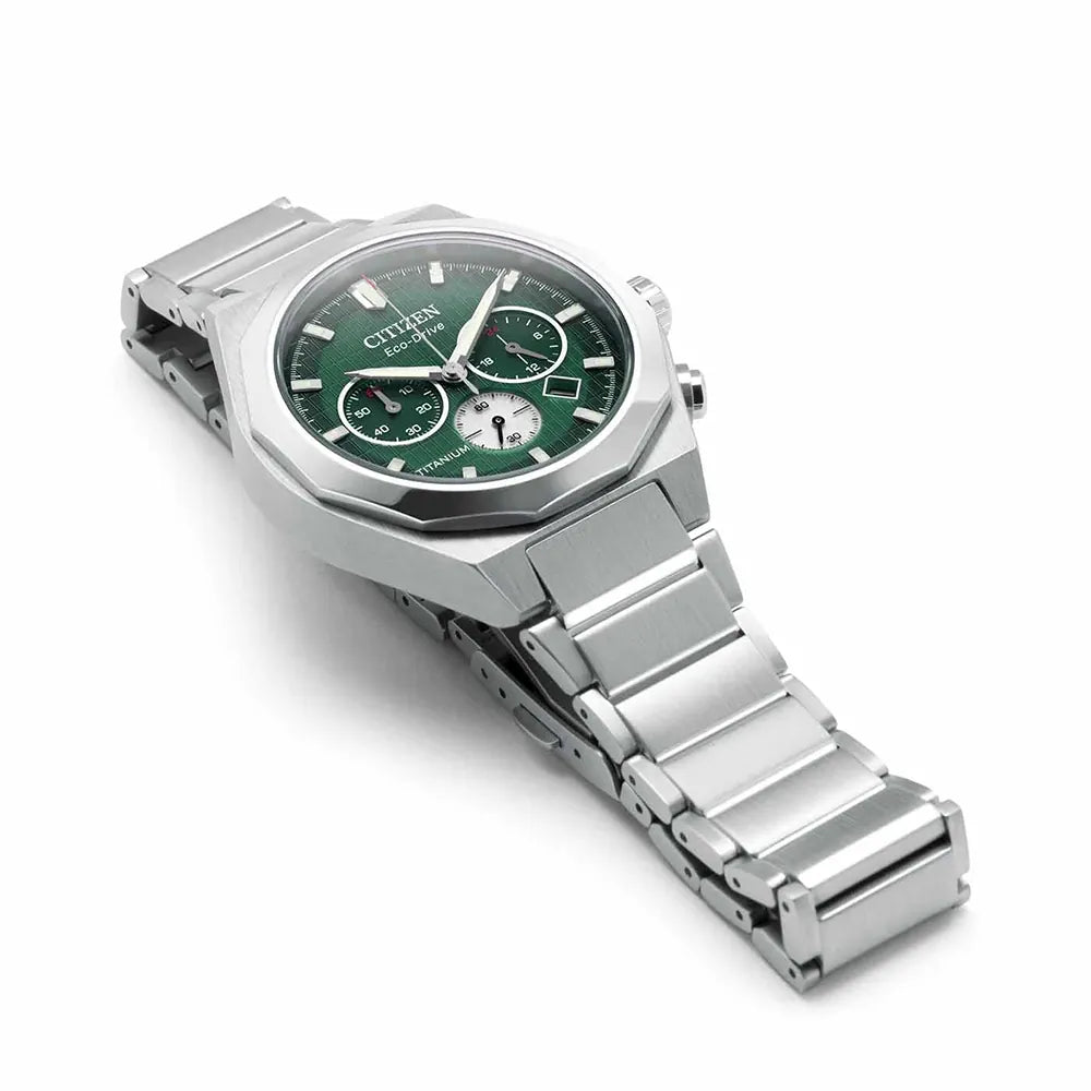 Citizen Green Zenshin chronograph 60 Three-hand Men's Watch - CA4691-59X